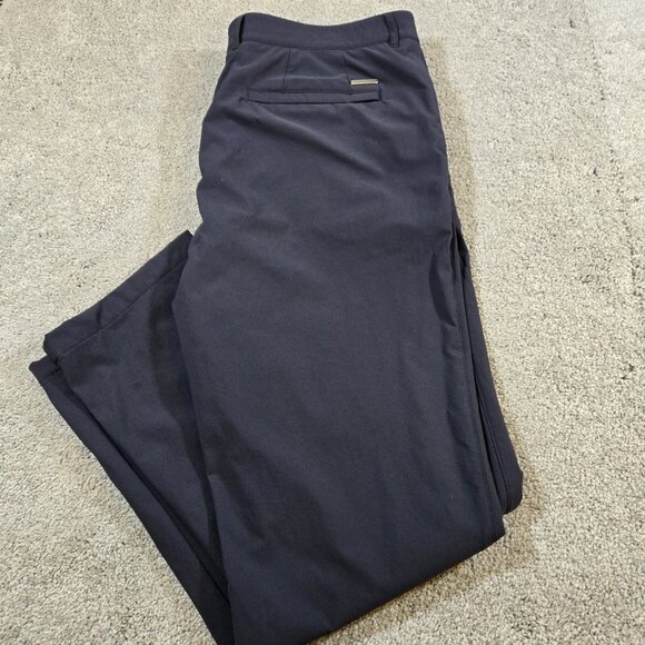 Twillory Pants Men Navy Blue Performance Golf Pants Size 36x30 Stretch - Picture 1 of 12